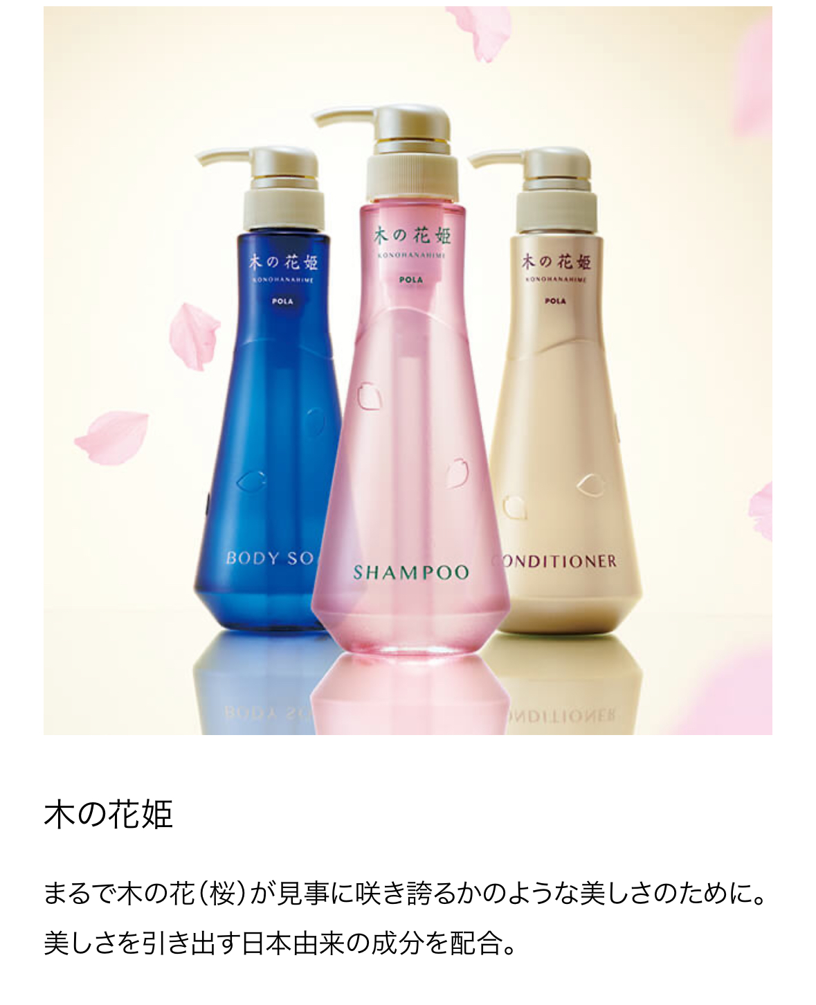 POLA「木の花姫」シリーズ - 層雲閣MOUNTAIN RESORT 1923