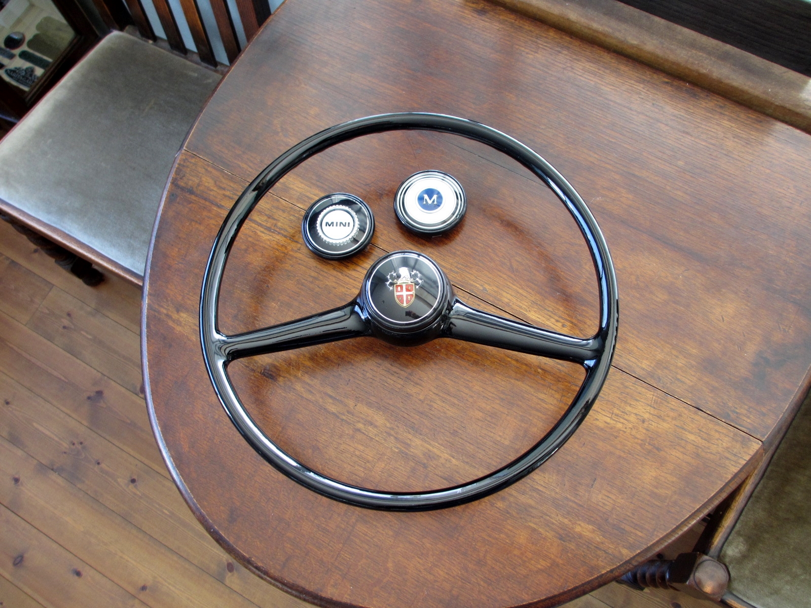 Mk2/3 純正ステアリング | ローバーミニ・クラシックミニ・ミニ