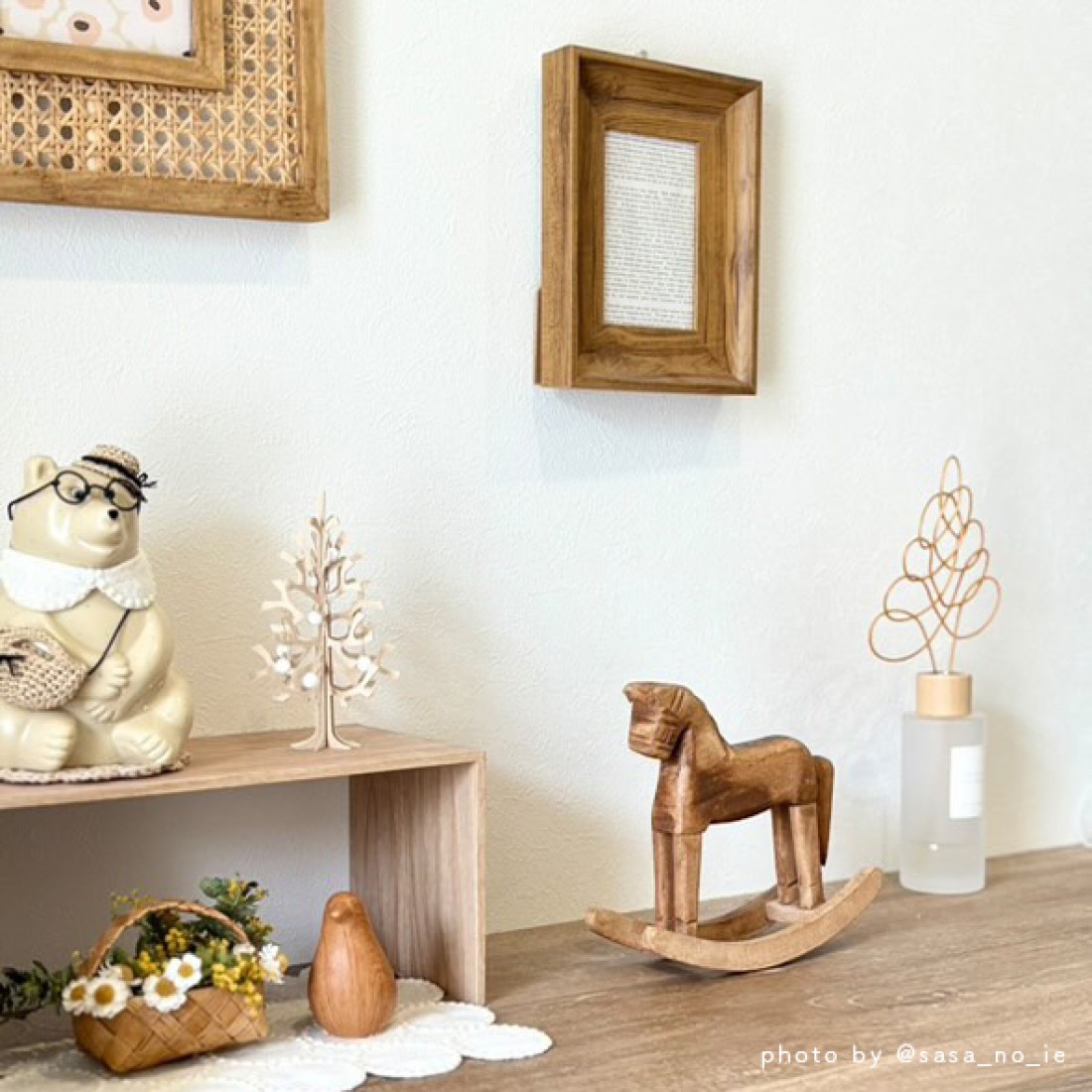 木馬のミニチュアオブジェ｜Fresk（フレスク）