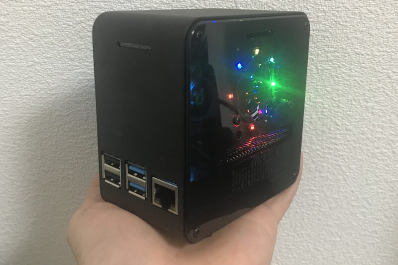ゲーミングPC風】Raspberry Pi 4用ミニPCケースPIRONMANをレビュー
