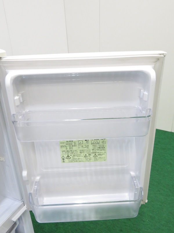 SHARP 2013年製 137L 冷凍冷蔵庫 SJ-14X-W