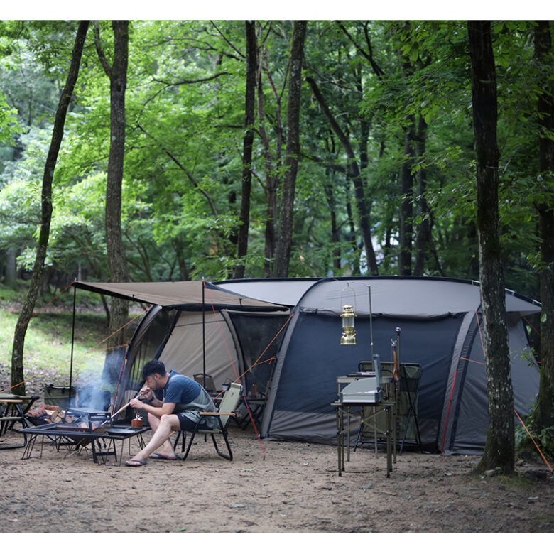 クイックキャンプの2ルームテント「アルマジロ」はどう？パネルが