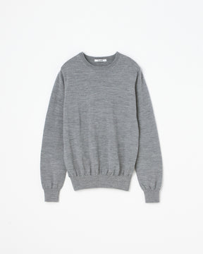 UNISEX】14G天竺 エクストラファインメリノウール クルーネック SL8W-507