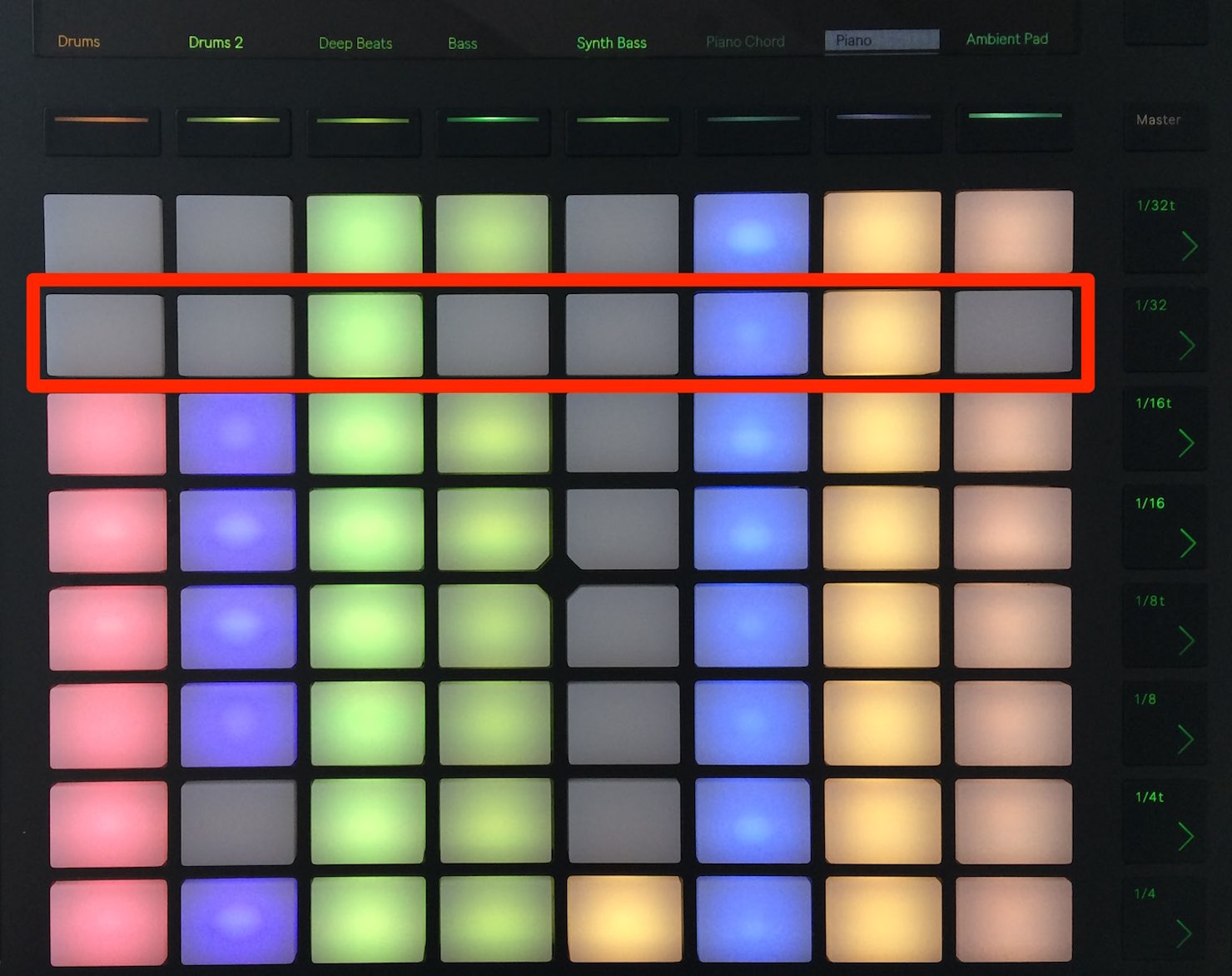 Ableton Push 2 の使い方 セッションビューのコントロール