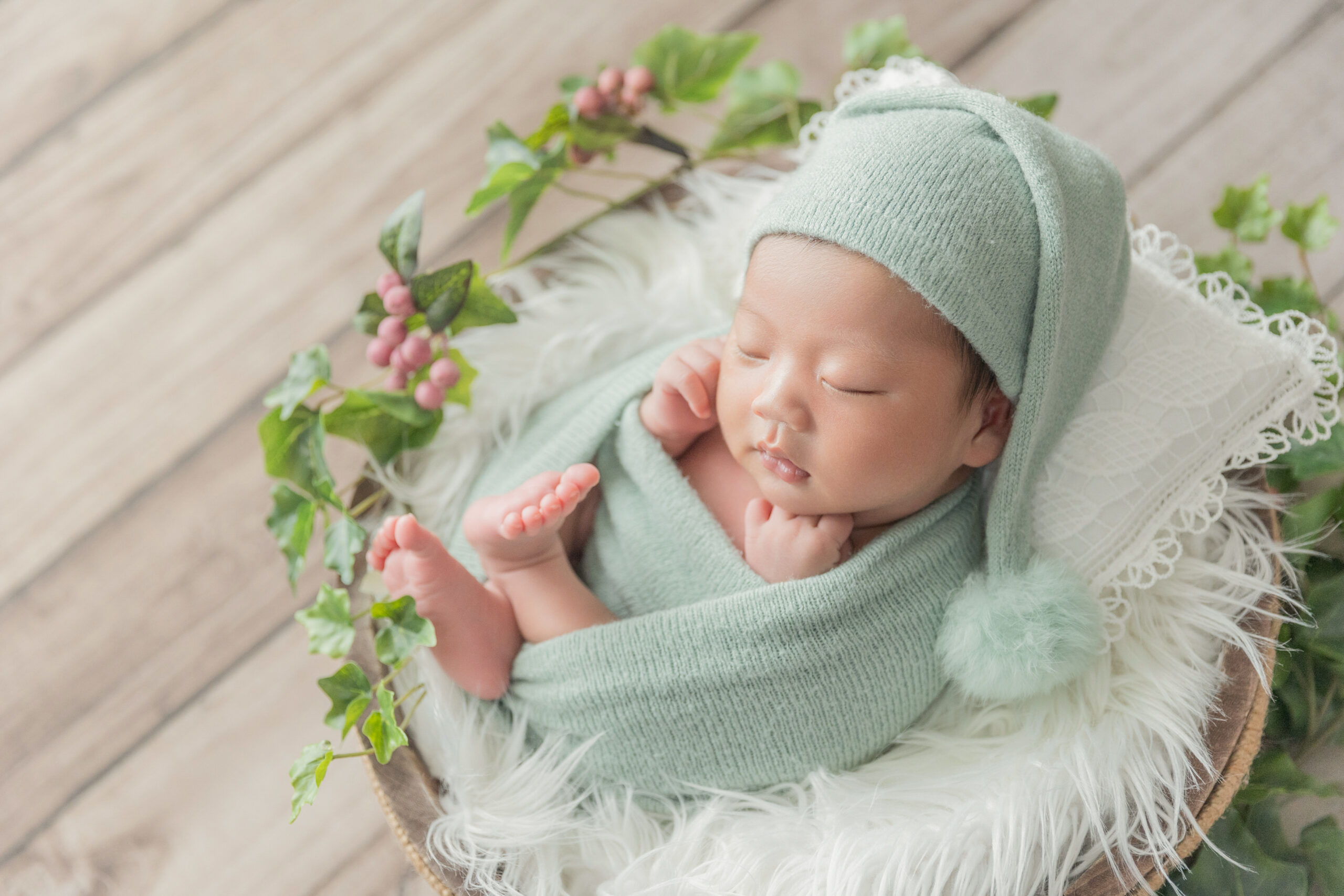 スリーピングニューボーンフォト