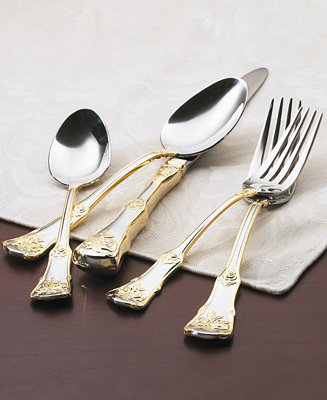 Royal Albert Flatware 18/10, Old Country Roses 65 Pc Set, Service