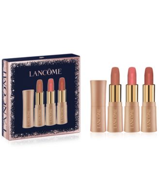 Lancôme 3-Pc. L'Absolu Rouge Intimatte Lipstick Holiday Mini Gift