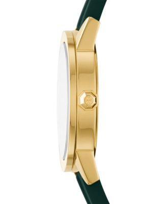 Tory Burch Women's Gigi Green Silicone Strap Watch 36mm - Macy's