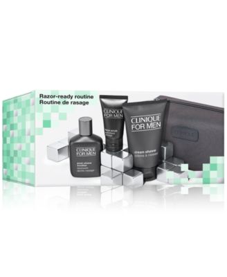 Clinique Men's 5-Pc. Razor-Ready Routine Men's Skin Care Set - Macy's