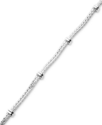 Lauren Ralph Lauren Herringbone Link Chain Bracelet in Sterling