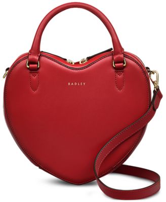 Radley London Valentines Small Leather Zip-Top Crossbody - Macy's