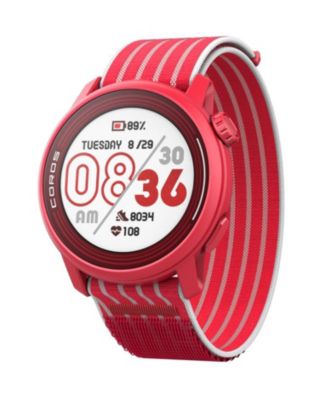 COROS PACE 3 GPS Sport Watch Track Edition w/ Nylon Band Red - Macy's
