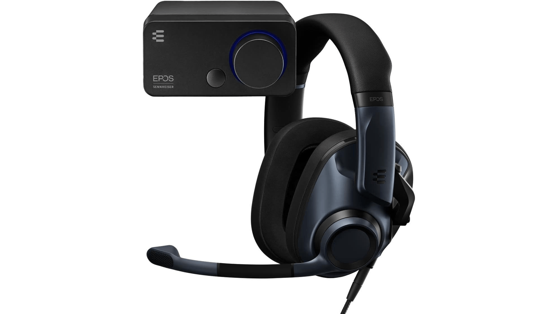 EPOSのゲーミングヘッドセット「H6PRO Closed Sebring Black」と外付け