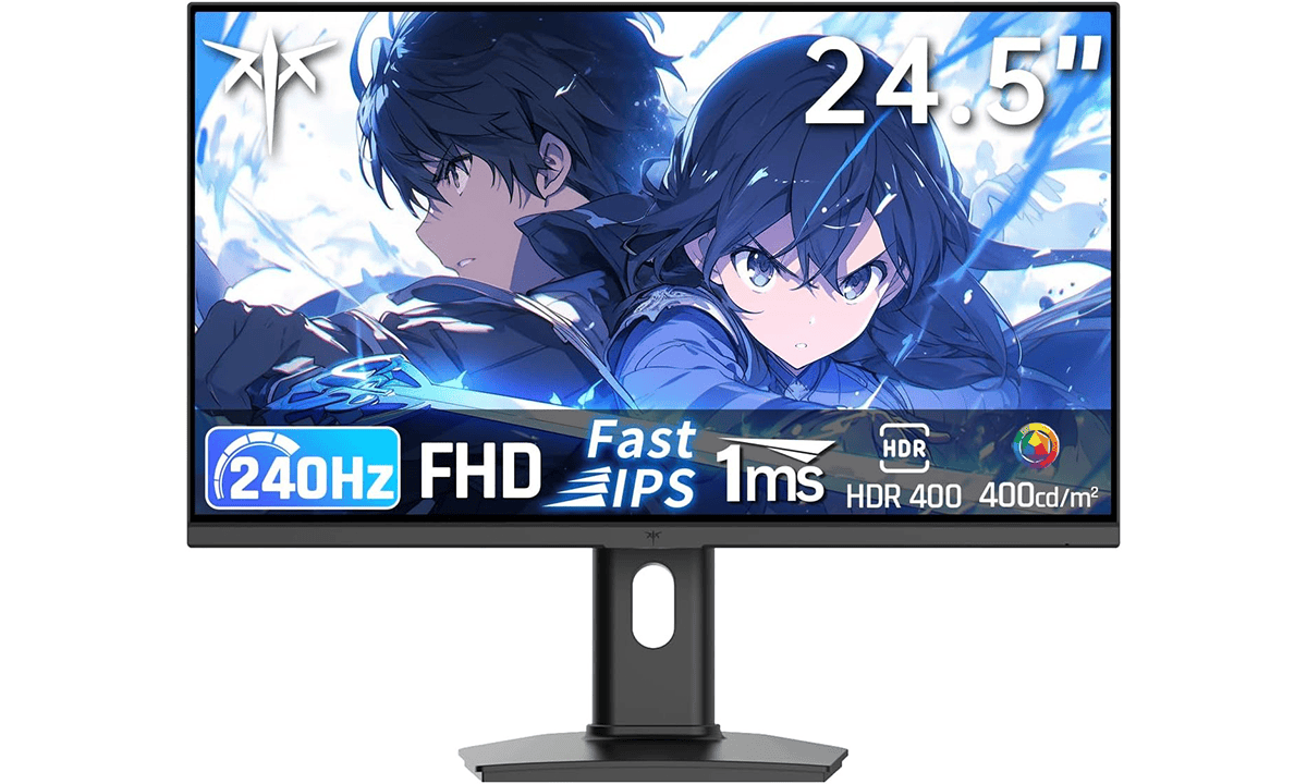 最大240Hzに対応したKTCのフルHDゲーミングモニター「H25T7-3」が