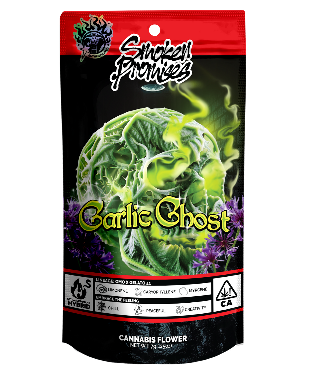 Garlic Ghost Eighth (AZ) – Smoken Promises