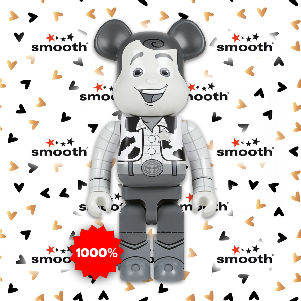 Medicom Toy Woody (B&W) Bearbrick 1000%