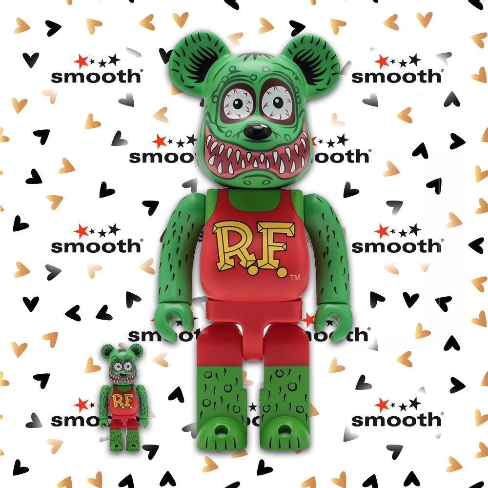 Medicom Toy Rat Fink Bearbrick Set 100% 400%