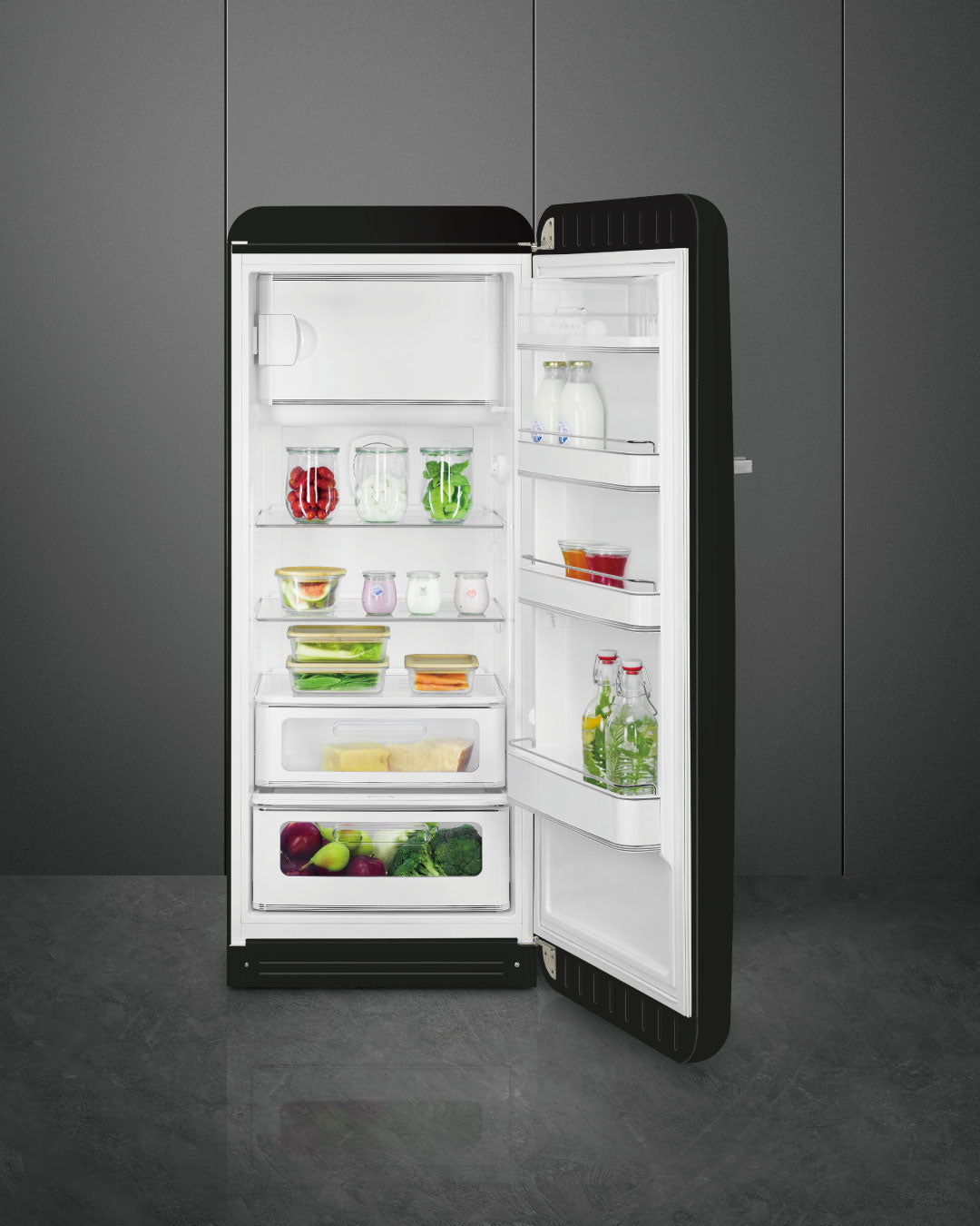 SMEG FAB28(冷蔵庫) Black(ブラック) | SMEG (スメッグ) 日本総輸入