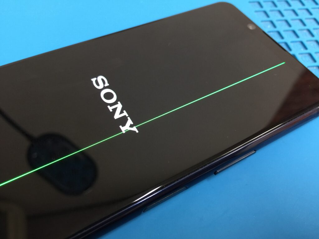 Xperia 5 II （マーク2）でよくある画面に緑の一本の縦線が出てしまっ