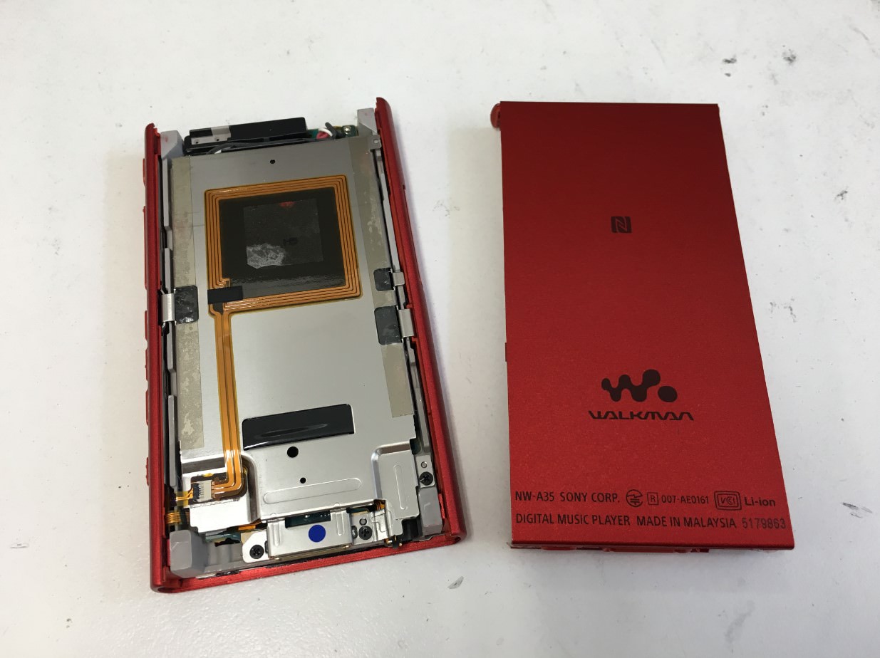 ウォークマン NW-A35の電源が入らない！充電しても無反応だったのが