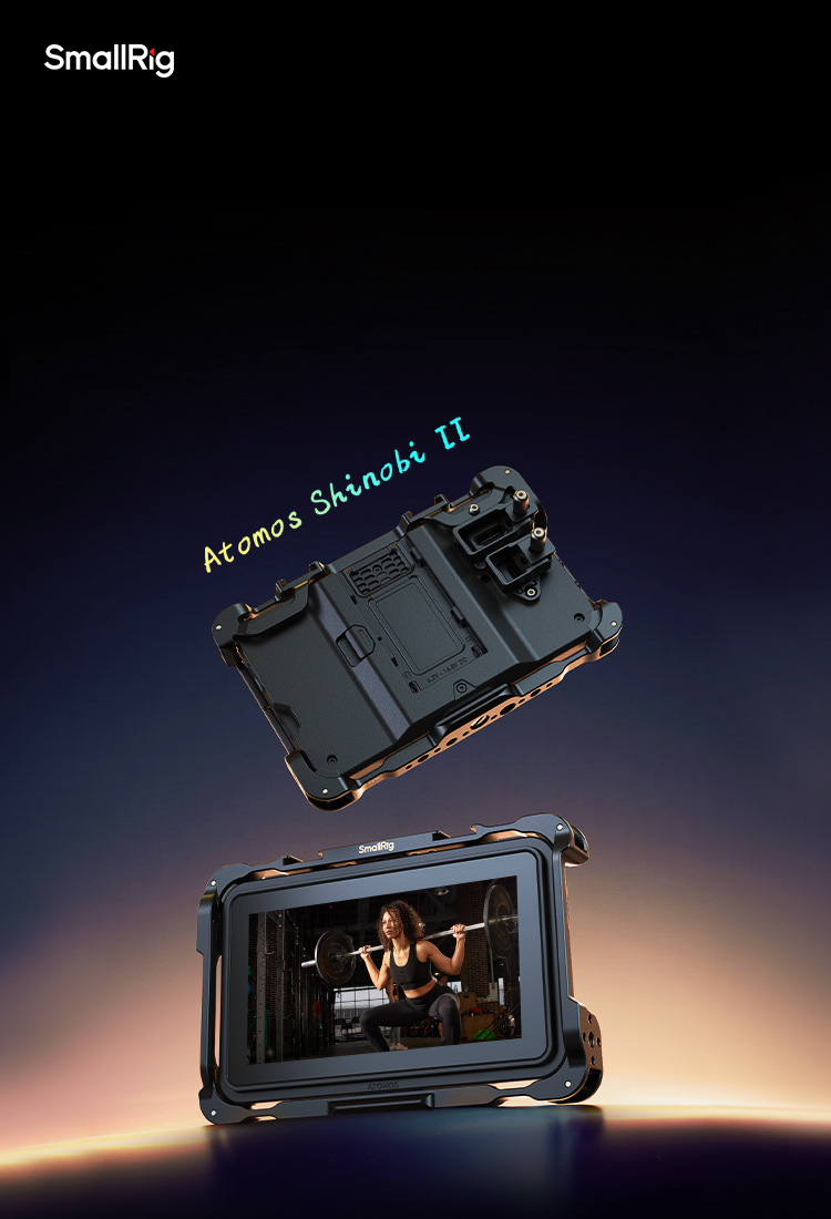 Atomos Shinobi II/GO Cage | Protection & Mounts | SmallRig