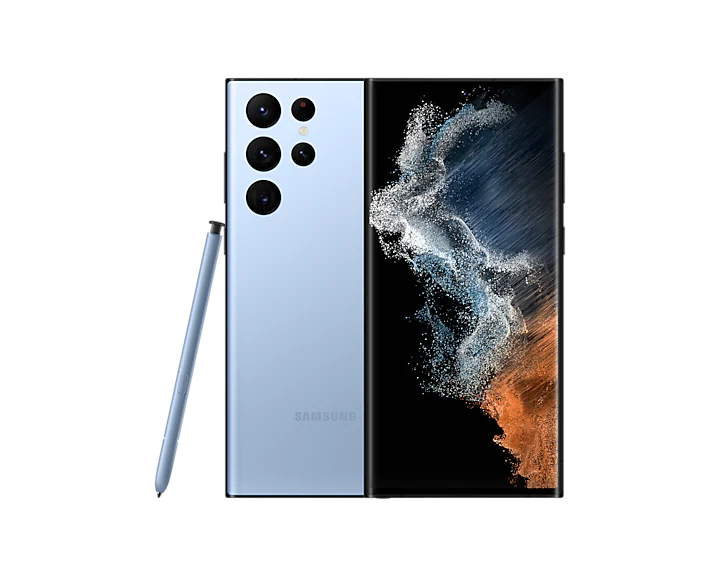 Galaxy S22 Ultraの限定カラー！スカイブルーの購入レビュー。