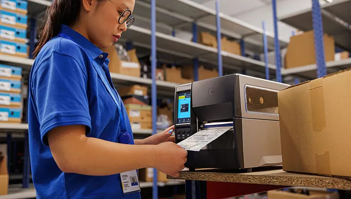 ZT231 4インチ型 産業用ラベルプリンタ | ZEBRA ゼブラ ウェルコムデザイン