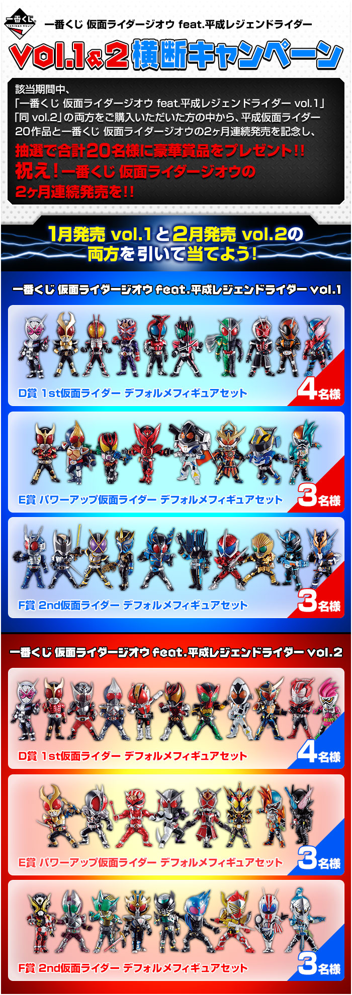 一番くじ 仮面ライダージオウ feat.平成レジェンドライダー vol.1｜一