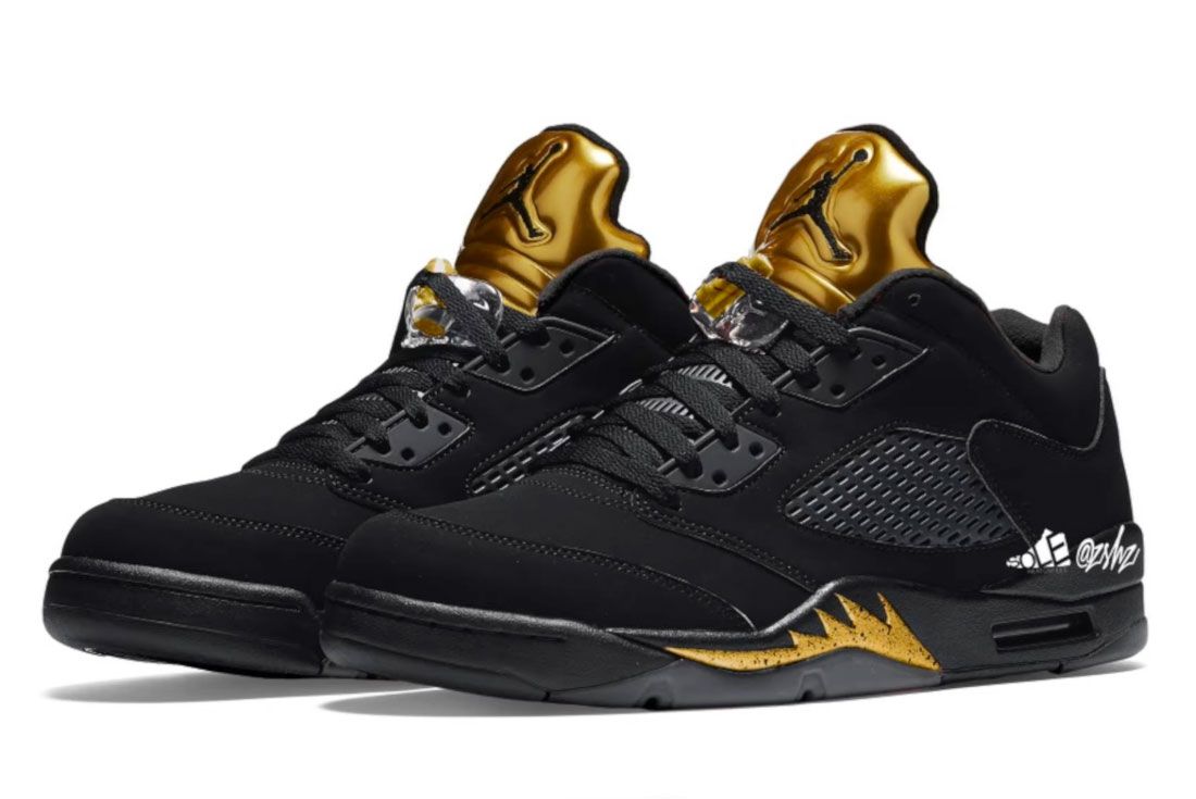 The Air Jordan 5 Low Shines in 'Metallic Gold' - Releases