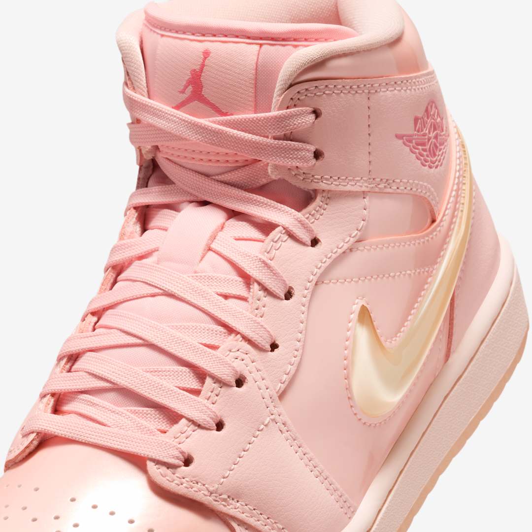 2025年発売｜Air Jordan 1 Mid “Pink Patent” の定価・抽選・販売店舗情報