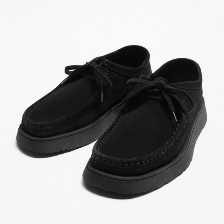発売中【ZARA x Clarks Wallabee】高級感溢れるハラコ素材でアレンジ