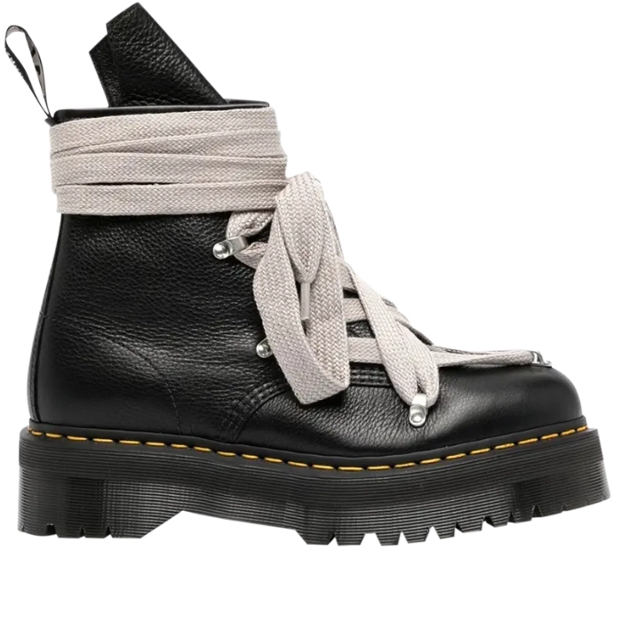 Dr. Martens 1460 Quad Leather Sole Pentagram Wrap Lace Boot Rick