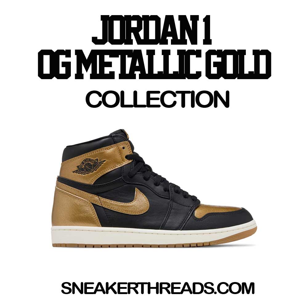 Sneaker Jackets Match Jordan 1 OG Black Metallic Gold | greatest
