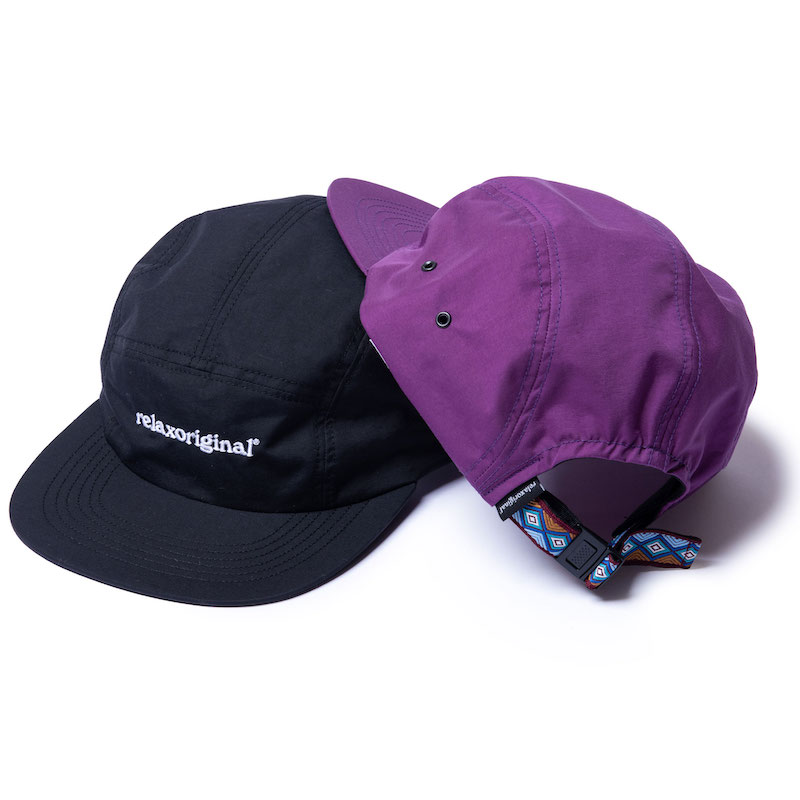 RELAX ORIGINAL(リラックスオリジナル) NYLON WINDSOR LOGO CAMP CAP