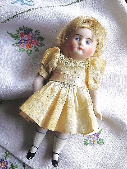 ビスクドール アンティークミニョネット ドイツ 13cm ケストナー