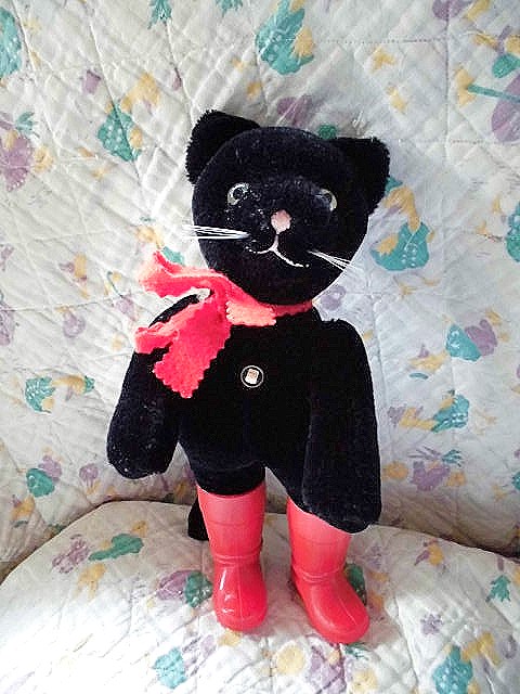 長靴をはいた猫 ヴィンテージ ドイツ グリズリー社 28cm - SNAP