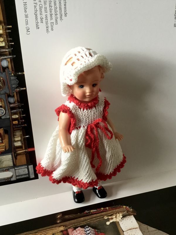 白いニットドレス LISSI リジードール ドイツ リジーちゃん - SNAP