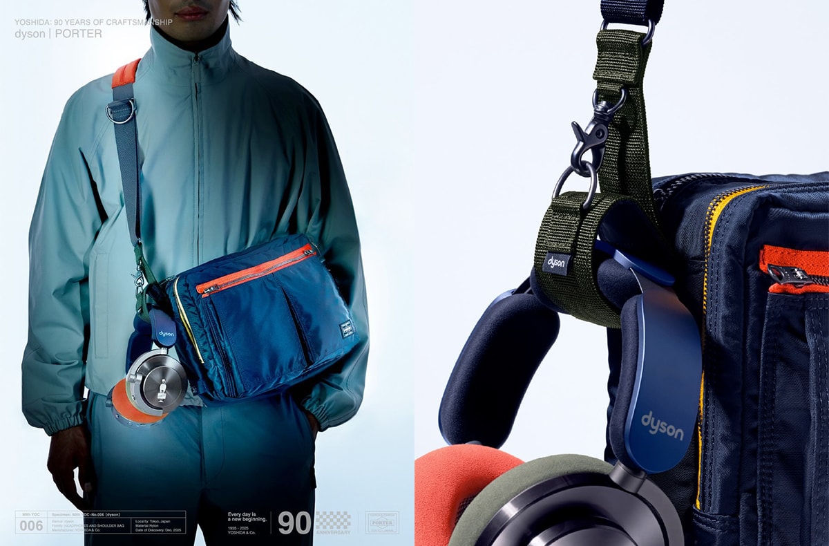 Dyson x PORTER Dyson OnTrac PORTER limited-edition headphones and