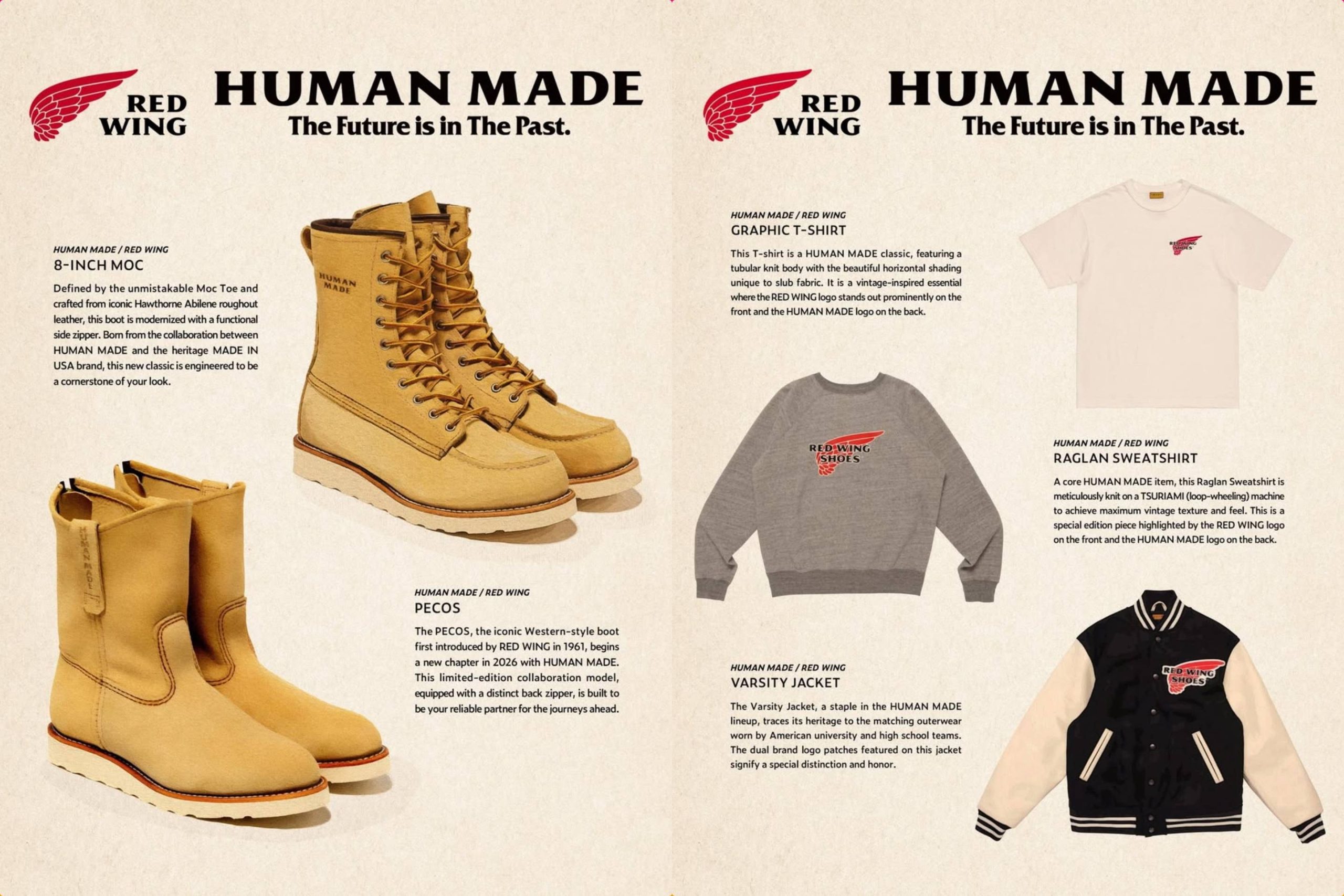 HUMAN MADE × RED WING [Release Date/Price/Where To Buy] | SNKRDUNK