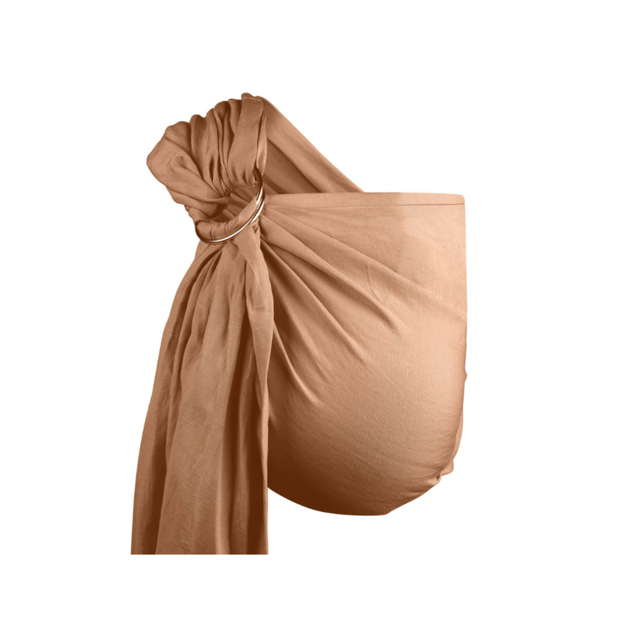 Boba Linen Ring Sling | Rye Brown – Snuggle Me Organic