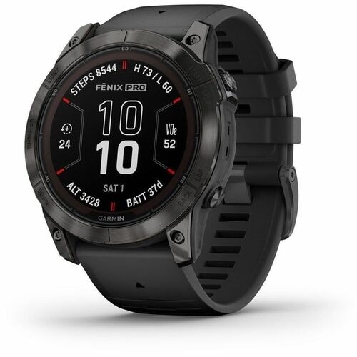 Garmin® fēnix® 7X Pro - Sapphire Solar Edition, Carbon Gray | Dell USA