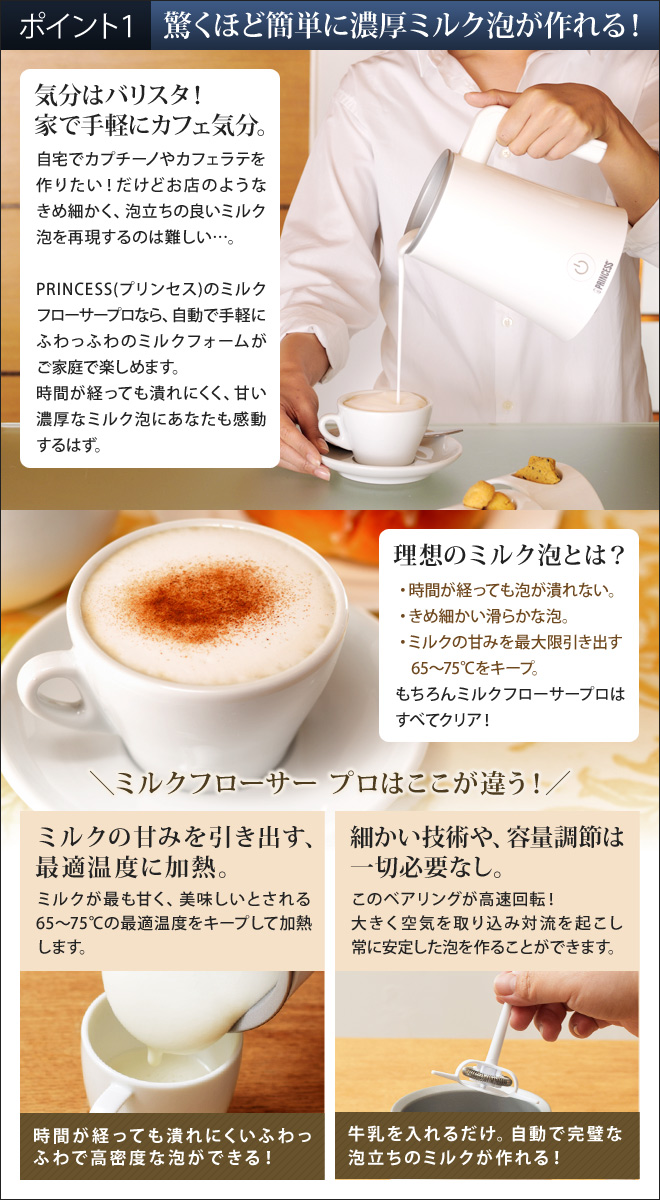 PRINCESS（プリンセス） ミルクフローサープロ | セレクトショップ