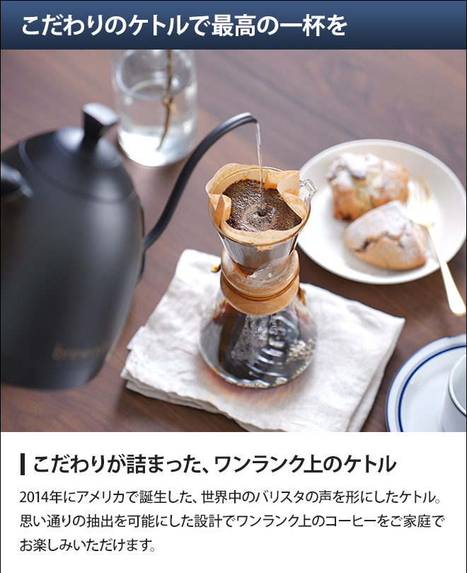 Brewista ブリューイスタ アルティザン グースネック バリアブルケトル