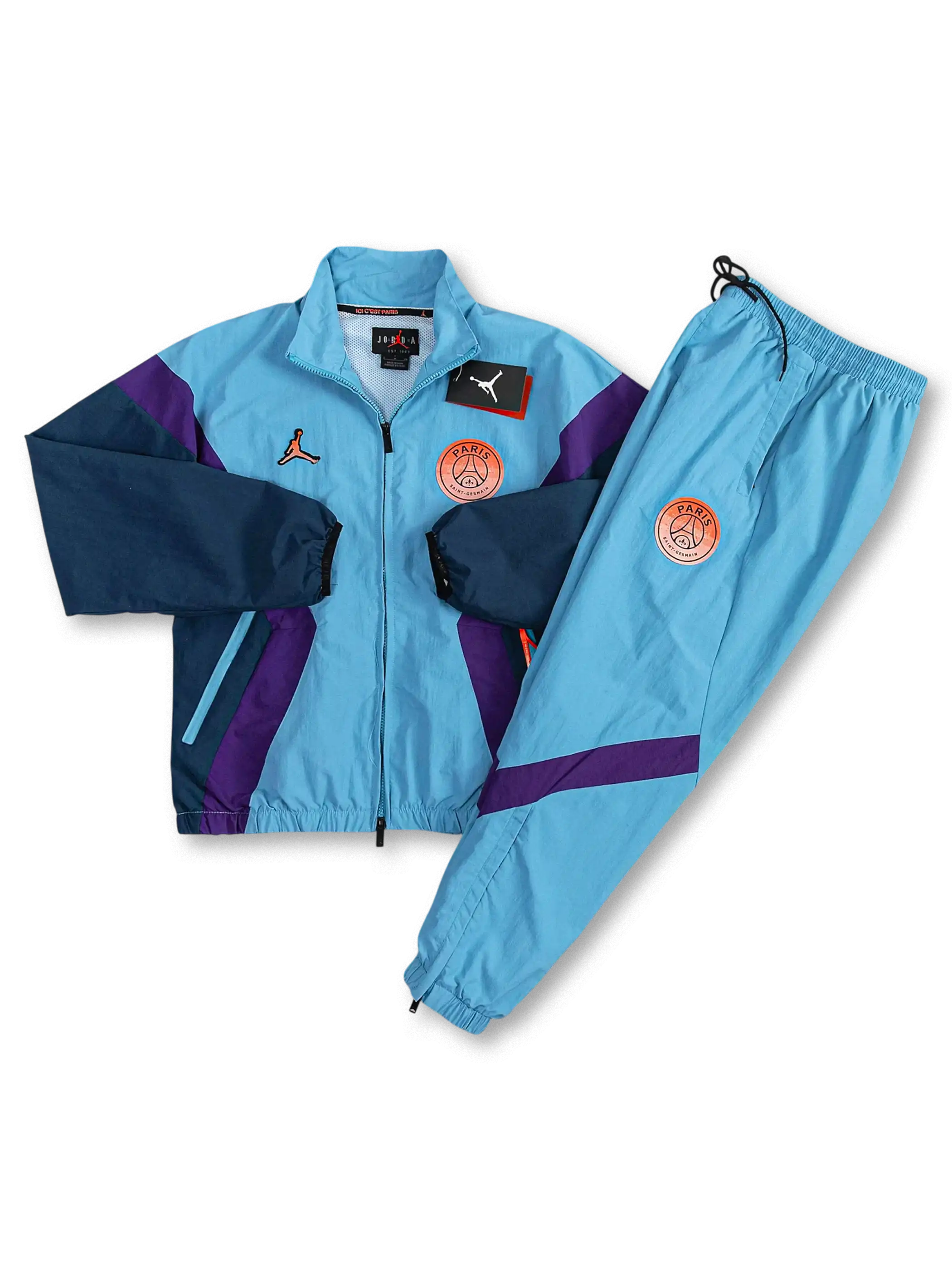 パリ・サンジェルマン Jordan レトロ ウィンドブレーカー セットアップ