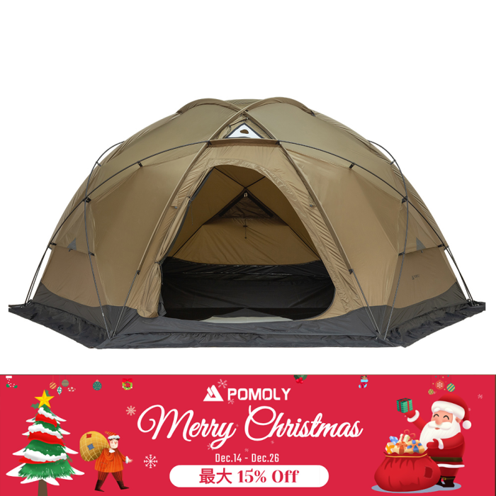 POMOLY ドームテント | Dome X4 自立式テント キャンプ用 大型