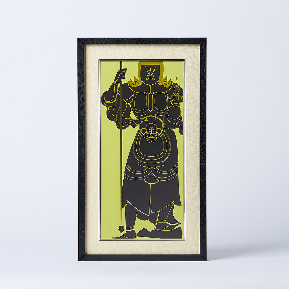 弥一M1」伝統的な仏像 油彩画 観音様 キャンパス手描き原画美術展出品