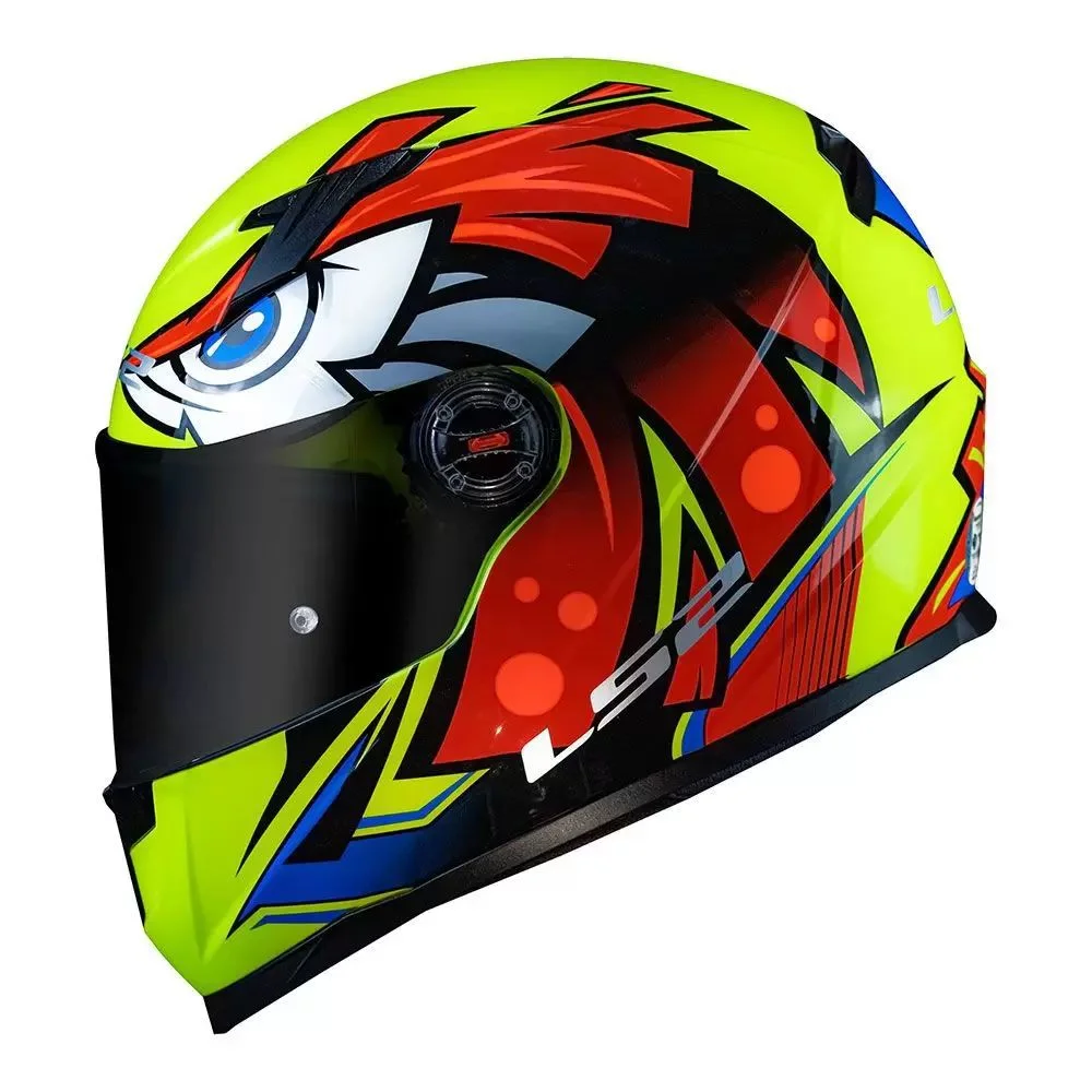 Capacete LS2 FF358 Tribal Amarelo - Spinelli Motos Boutique