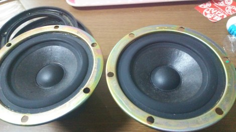 Onkyo D-66RX エッジ張り替えしてみた その2 | kourin.org管理人ブログ