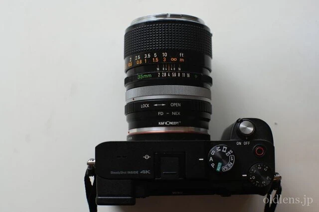 Canon Lens FD 35mm F2 Oマーク レビュー作例 希少前玉凹み キヤノンの