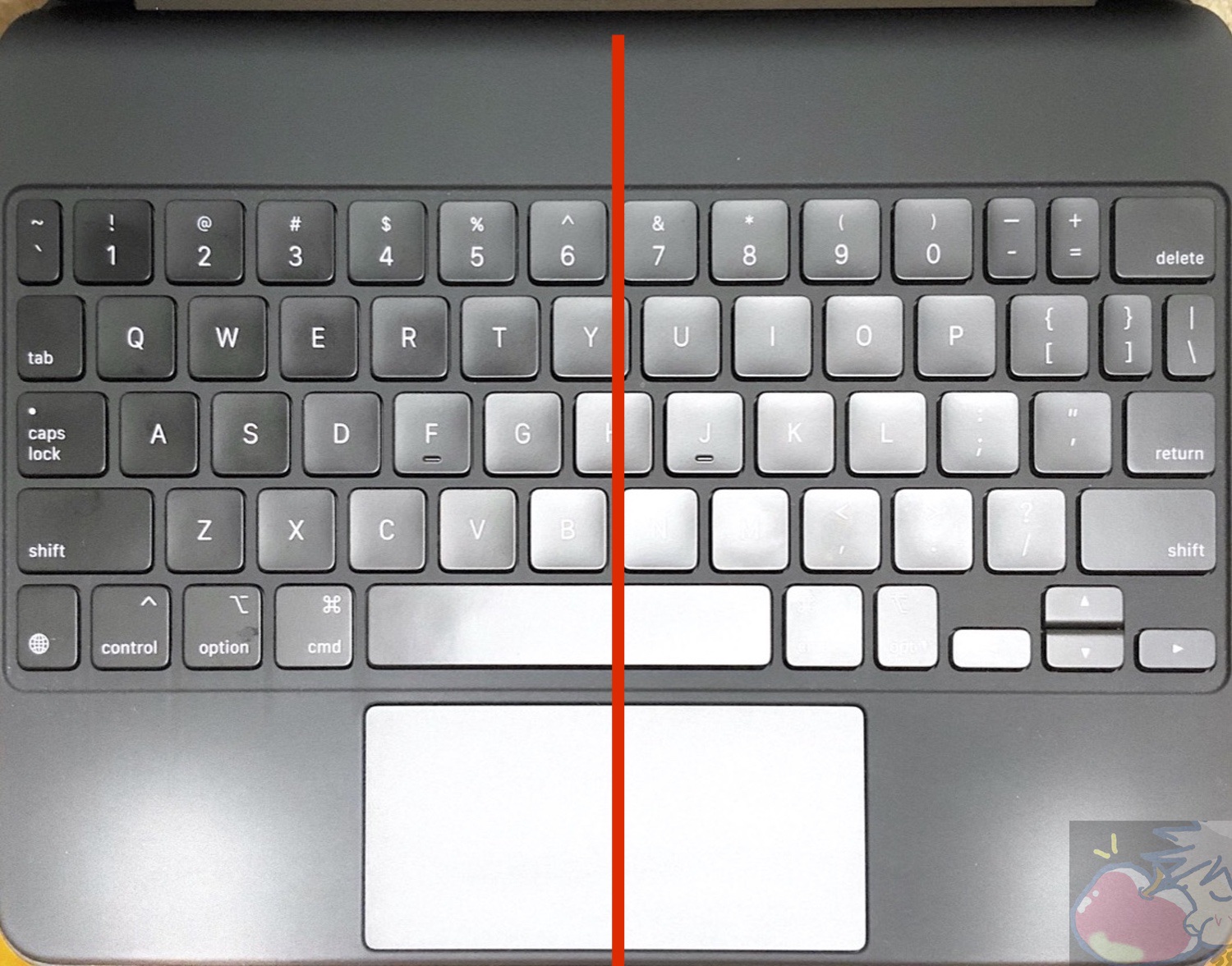 違いは5つ？Magic Keyboard(iPad用)のUSとJIS配列を比較してみた